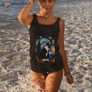 Cat Starry Nighshirt 1 cat starry night shirt tank top 3