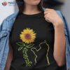 Cat Sunflower, Flower, Art, Sunshine Shirt