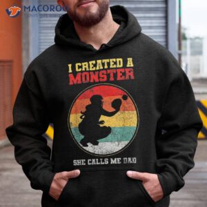 catcher softball dad father s day shirt hoodie