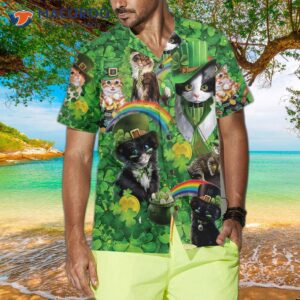 cats saint patrick s day hawaiian shirt st cool gift 3