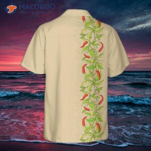 Cayenne Pepper Branch Hawaiian Shirt, Funny Red Shirt For , Hot Chili