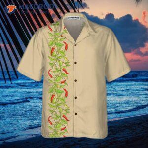 cayenne pepper branch hawaiian shirt funny red shirt for hot chili 2