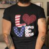 Celebrate 4th Of July America Independence Love Girl Shirt