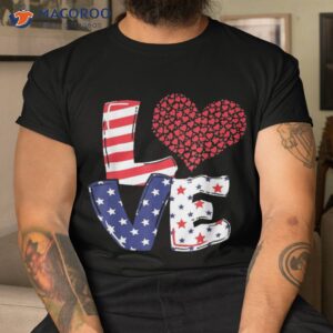 Celebrate 4th Of July America Independence Love Girl Shirt