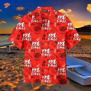 celebrate national bbq day in style with red patterned hawaiian shirts 1