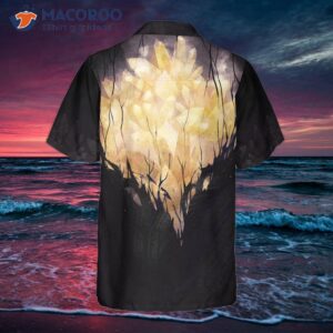 celtic dragon with crystal glow in the dark s hawaiian shirt 1