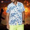 “ceramic Blue Pattern Ez24 Hawaiian Shirt”