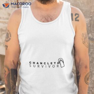 chancleta survivor shirt tank top