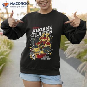 chaos khorne flakes free enemy skull inside shirt sweatshirt