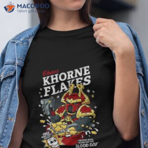 chaos khorne flakes free enemy skull inside shirt tshirt