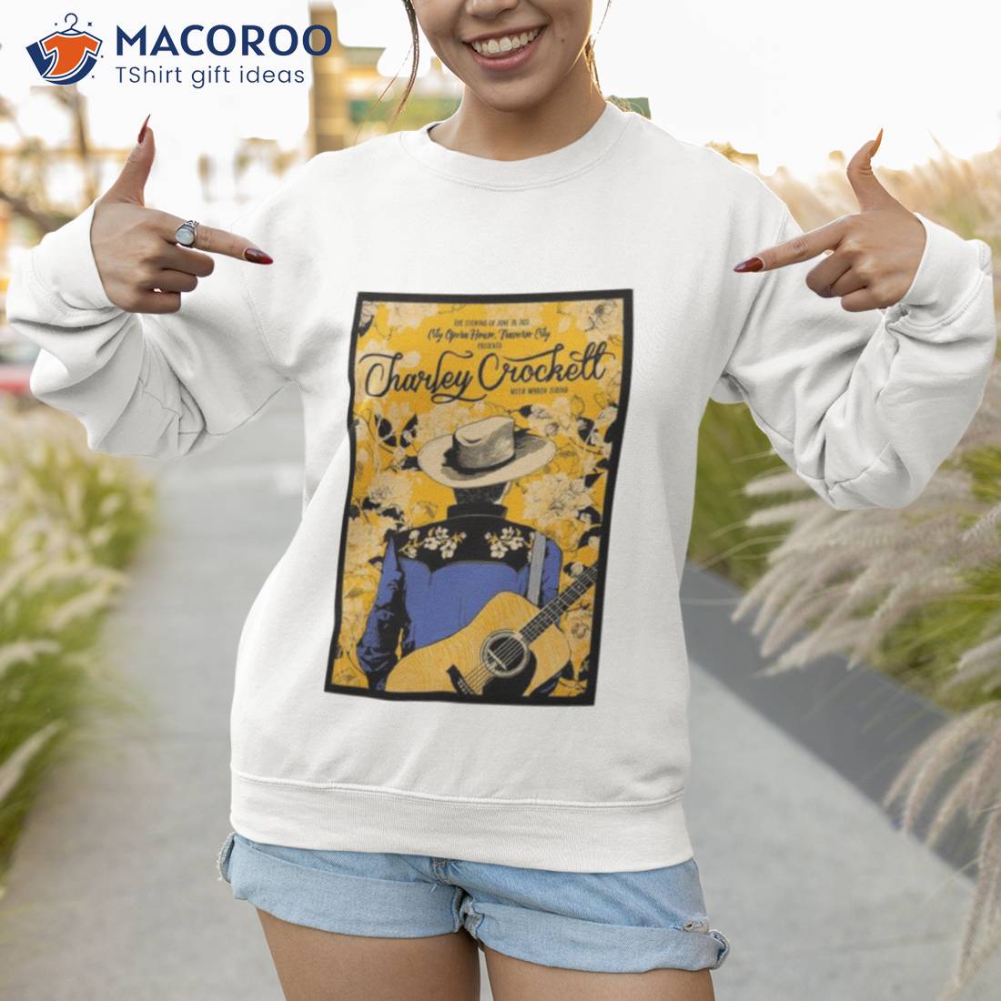 Charley Crockett June 26 2023 Traverse City Event Poster Shirt Charley Crockett June 26 2023 Traverse City Event Poster Shirt