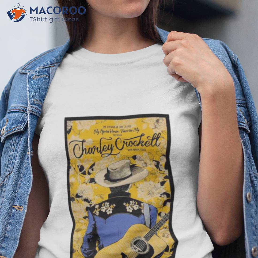 Charley Crockett June 26 2023 Traverse City Event Poster Shirt Charley Crockett June 26 2023 Traverse City Event Poster Shirt