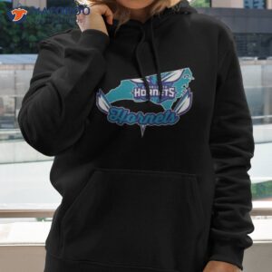 charlotte hornets basketball map logo 2023 shirt hoodie