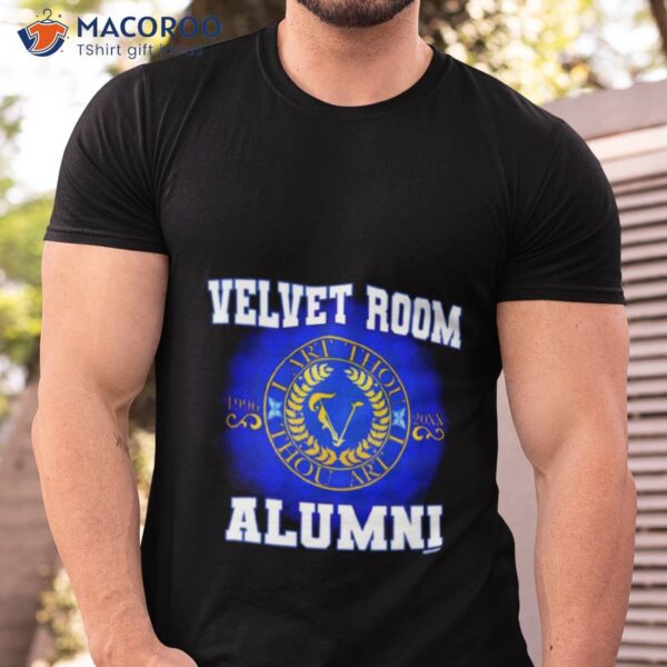 Checkered Velvet Room Alumni Persona Varisty Shirt