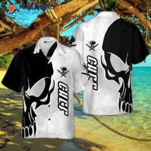 chef and knife skull hawaiian shirt 0