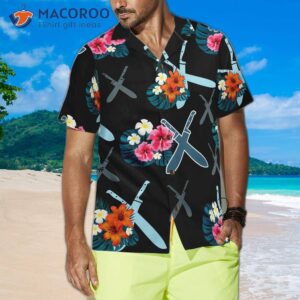 chef s knives tropical hawaiian shirt 3