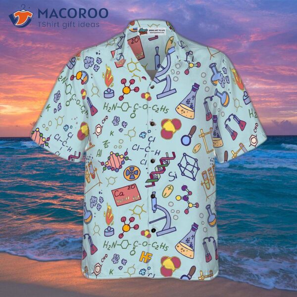 Chemistry Teacher’s Patterned Hawaiian Shirt