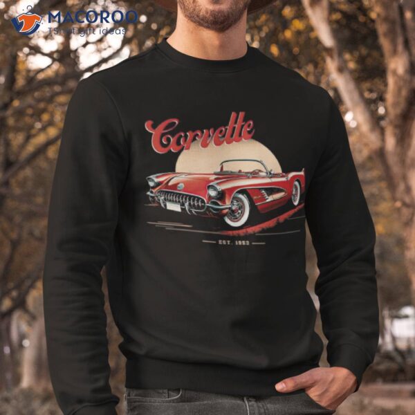 Corvette sweatshirt clearance vintage