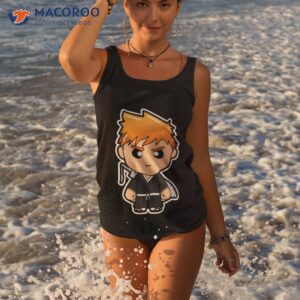 chibi ichigo kurosaki from bleach anime shirt tank top 3