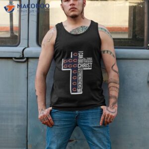 chicago bears all things through i can do christ who strengthens me shirt tank top 2