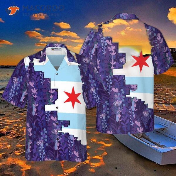 Chicago Bluebonnet Hawaiian Shirt