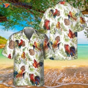 Chicken With Christmas Plants Hawaiian Shirt, Unique Best Gift Idea Chicken With Christmas Plants Hawaiian Shirt, Unique Best Gift Idea