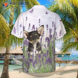 Chihuahua-lavender Hawaiian Shirt