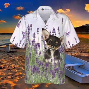 chihuahua lavender hawaiian shirt 2