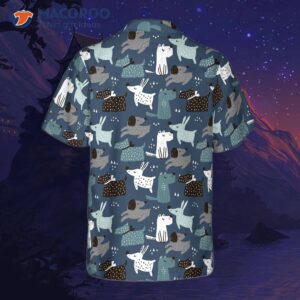 Childish Hawaiian Seamless Pattern Dogs Shirt