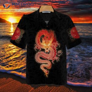 chinese dragon hawaiian shirt red shirt for and 2