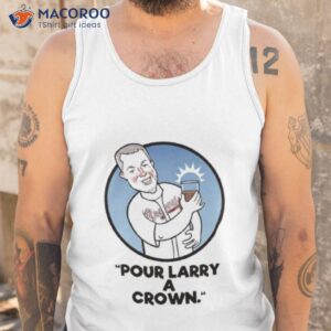 chipper jones pour larry a crown shirt tank top