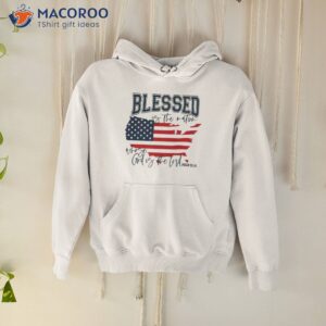 christian 4th of july blessed is the nation shirt hoodie