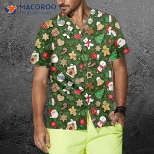 christmas all over cookies hawaiian shirt funny best gift 3