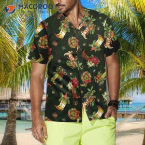 Christmas Cowboy Boots Hawaiian Shirt, Gift For Day 3 christmas cowboy boots hawaiian shirt gift for day 3