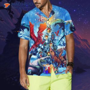 christmas dragon reunion hawaiian shirt festive shirt for 3