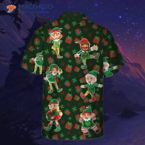 Christmas Elf Party Hawaiian Shirt, Funny Best Xmas Gift Idea