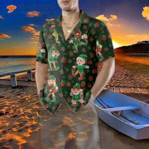 christmas elf party hawaiian shirt funny best xmas gift idea 3