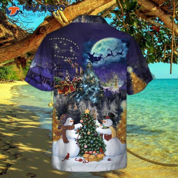 Christmas Night With Family Hawaiian Shirt, Funny Best Xmas Gift Idea