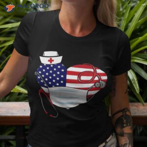 Christmas Nurse America Heart 4th Of July Fun Shirt