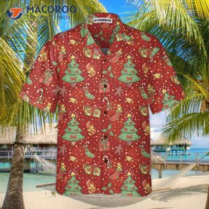 christmas pattern with confetti hawaiian shirt festive shirt 2
