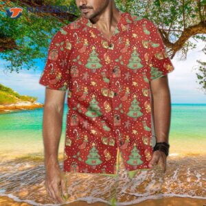 christmas pattern with confetti hawaiian shirt festive shirt 3