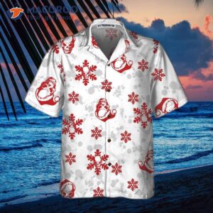 christmas snow and skull hawaiian shirt best gift for 2