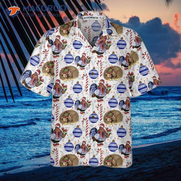 Christmas Winter Holiday Symbol Hawaiian Shirt, Funny Gift For