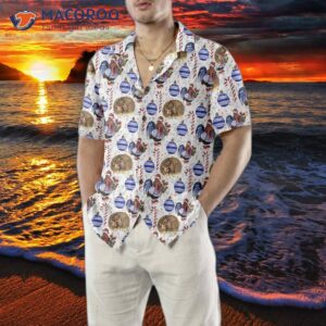 christmas winter holiday symbol hawaiian shirt funny gift for 4