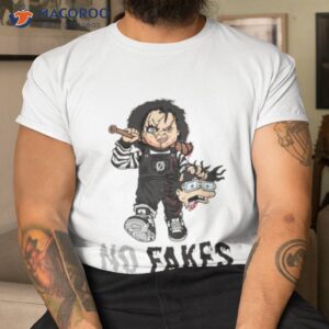 chucky doll no fake shirt tshirt