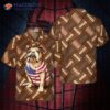 Cigar And American Bulldog Shirt For Hawaiian