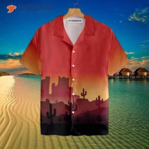 city of cactus hawaiian shirt vintage button down shirt 2