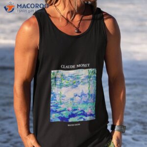 claude monet water lilies shirt tank top