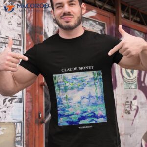 claude monet water lilies shirt tshirt 1