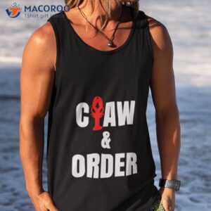 claw order funny lobster law and order shirt tank top